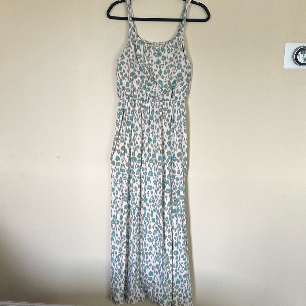 Loft Animal Patterned Maxi Dress